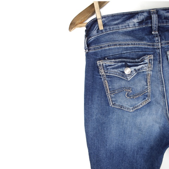 Silver Jeans Elyse Slim Boot Jeans 28 6 - Picture 11 of 13